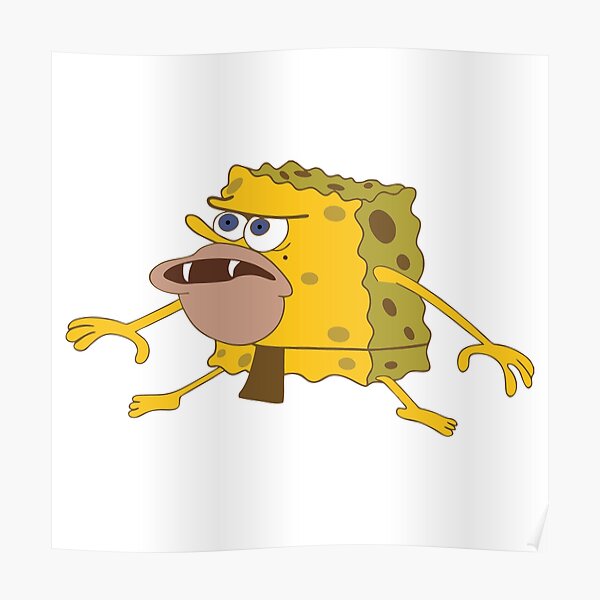 Póster «Bob Esponja primitivo lindo más vendido, también conocido como