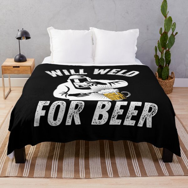 Item preview, Welder Will Weld For Beer Funny Welding Helmet designed and sold by Shop signer.