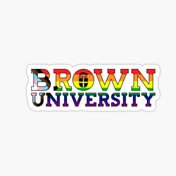 Brown University Pride Logo Sticker For Sale By Miloandotis Redbubble 3235