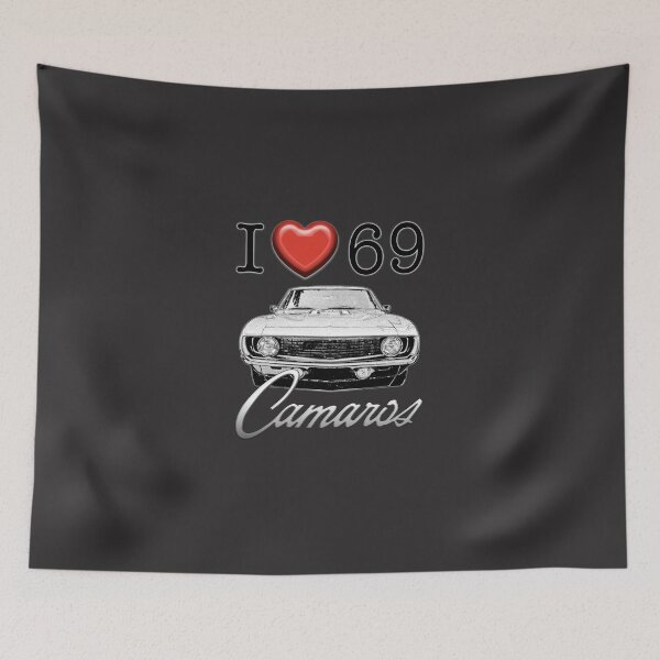 Artikelvorschau, Ich liebe 69 Camaro | Camaro-T-Shirt entworfen und verkauft von blancaz.