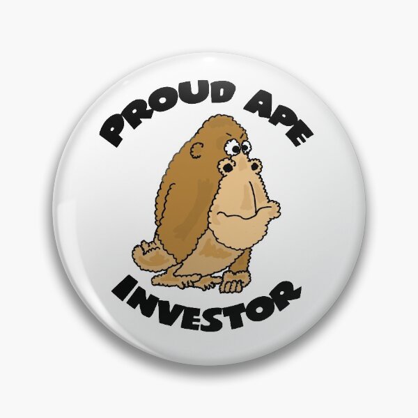 Item preview, Cute Proud Ape Investor Cartoon designed and sold by Nature's Fancy.