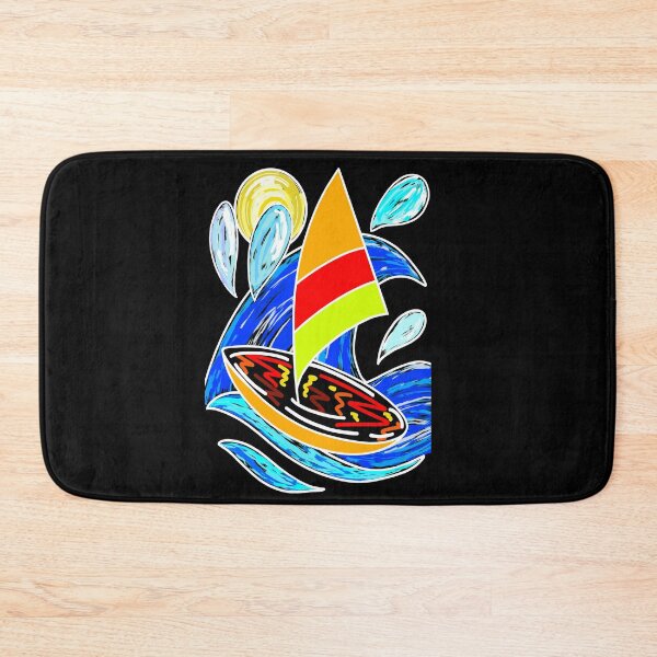 Item preview, My First Surfboard, Hand Drawn Summer Design designed and sold by orangeblue21.