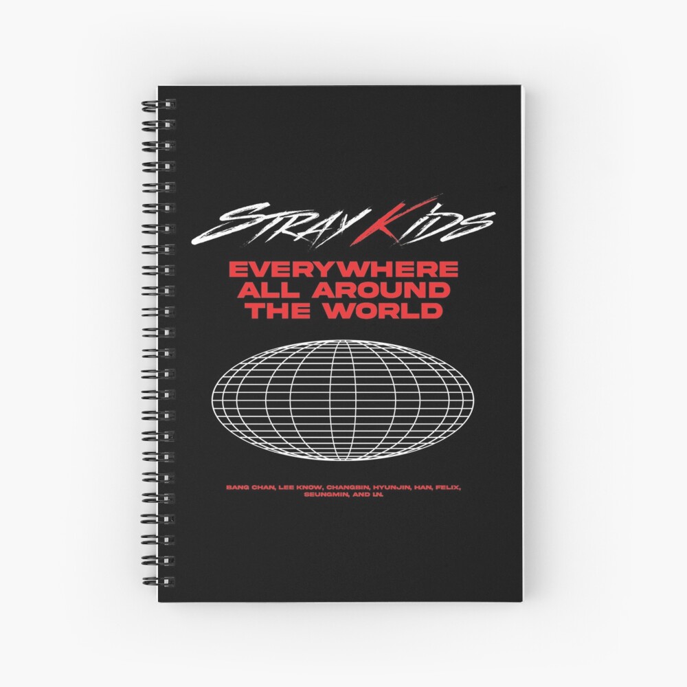 Stray kids - skzoo Spiral Notebook by MomosDrawing