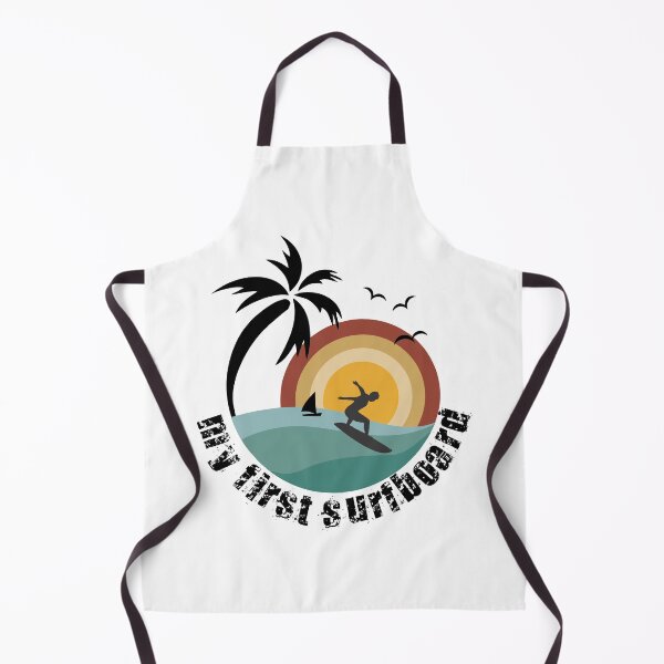 Item preview, My First Surfboard 80s Retro Design designed and sold by IZiets.