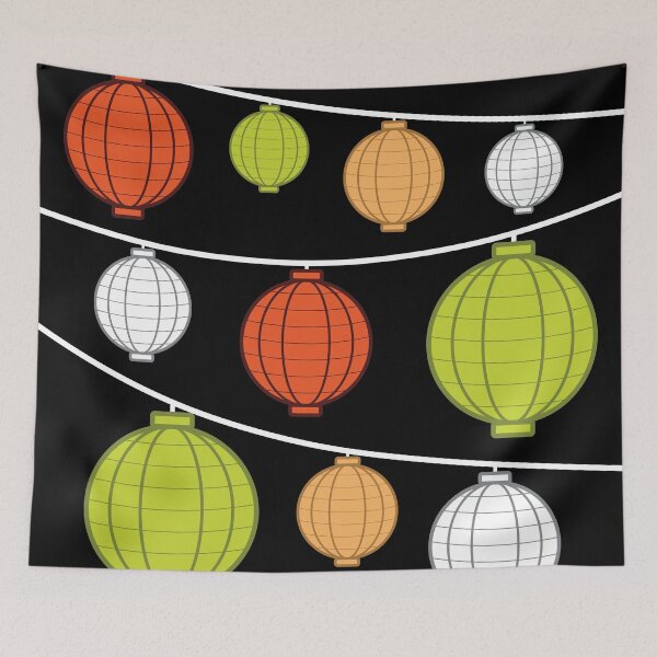 Item preview, Lanterns | Green Orange White designed and sold by Wintre2.