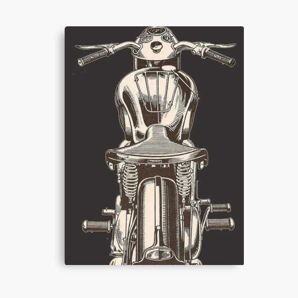 vintage harley davidson canvas art