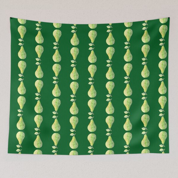 Item preview, Fresh Pear on Grass Green designed and sold by handandhart.