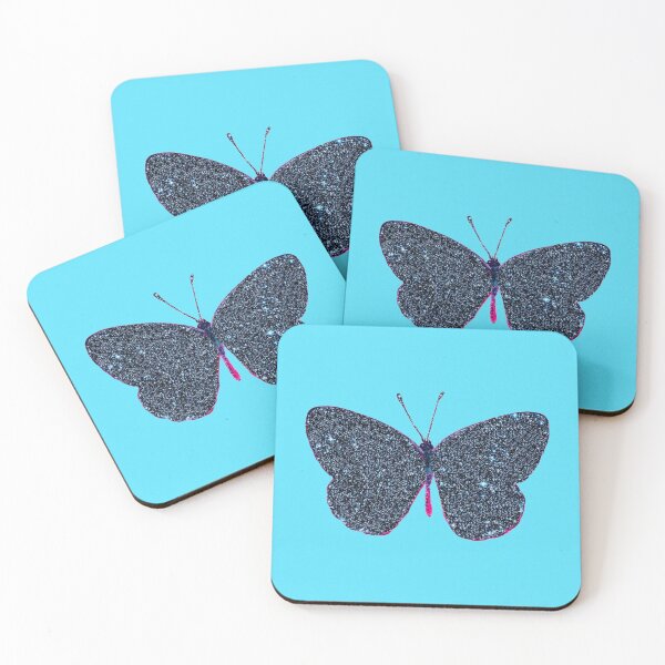 Item preview, blue sparkly butterfly  designed and sold by mollsdesignss.