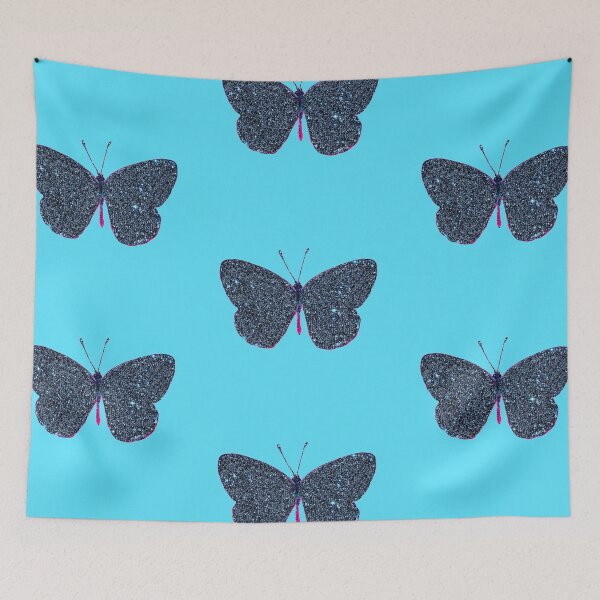 Item preview, blue sparkly butterfly  designed and sold by mollsdesignss.