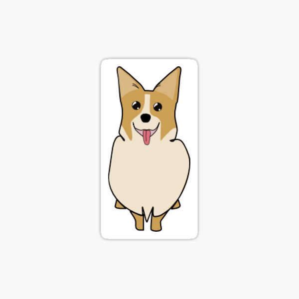 Item preview, Corgi Vector Art designed and sold by sydneygallek.