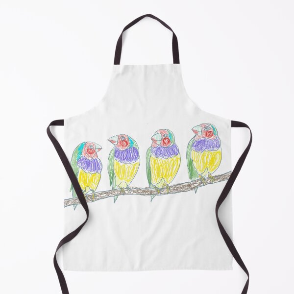 Item preview, Four gouldian finch birds designed and sold by orangerinka.