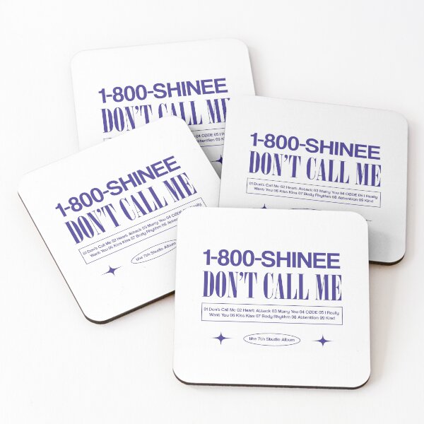Item preview, 1-800-SHINEE Don't Call Me designed and sold by theFandomPrynt.