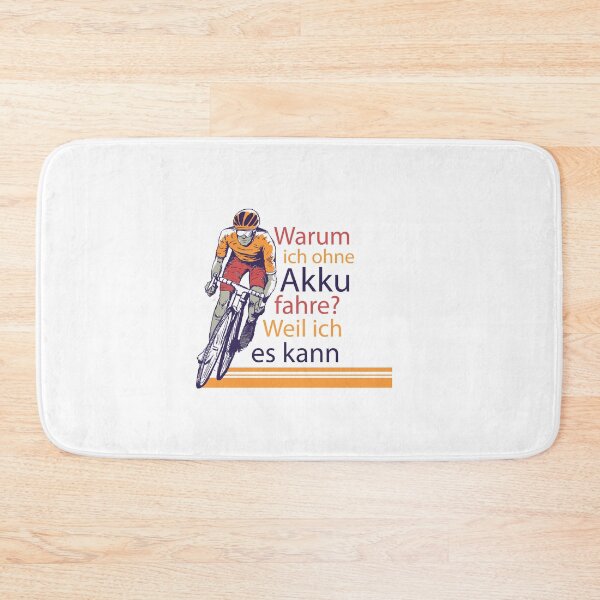 Item preview, Funny cyclist saying why I ride a bike without a battery designed and sold by niedi18.