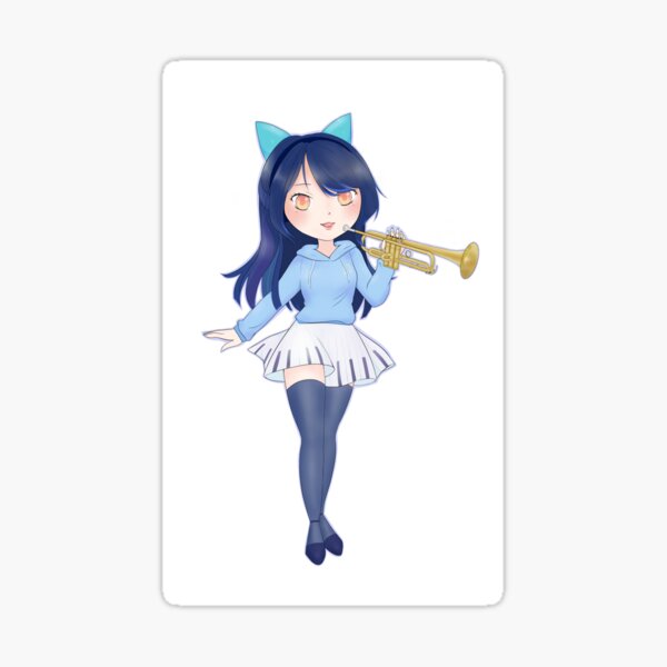 Trumpet Annie Sticker