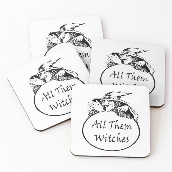 Item preview, All Them Witches, funny horrible witch, cute quote witch, designed and sold by merchfun2.