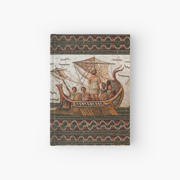 Artikel-Vorschau von ANTIKE RÖMISCHE MOSAIK Odyssee, Ulysses Segeln mit Schiff, beständig gegen Sirenen.,, designt und verkauft von BulganLumini.