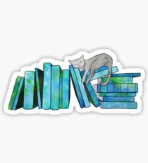 Pegatina Literary Naps Blue