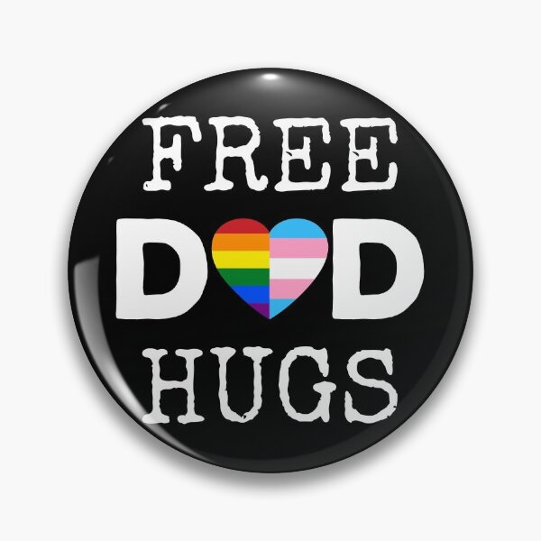 Item preview, Free Dad Hugs II - Rainbow Gay Trans Pride designed and sold by Lemon Pepper.