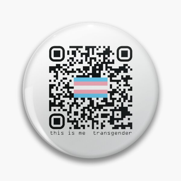 Artikelvorschau, This Is Me Pride QR-Code - Transgender entworfen und verkauft von CodeCherry.