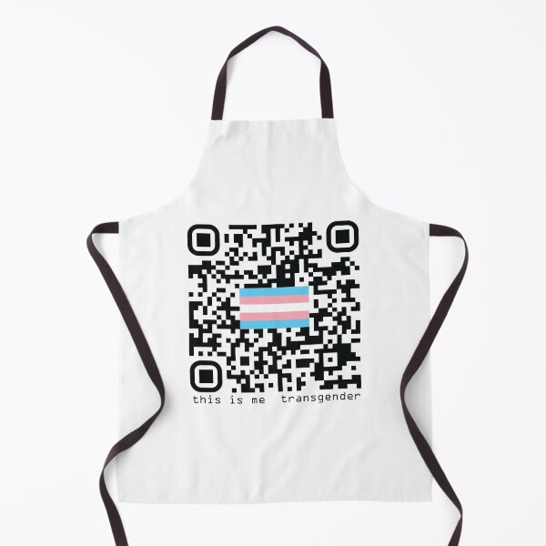Artikelvorschau, This Is Me Pride QR-Code - Transgender entworfen und verkauft von CodeCherry.