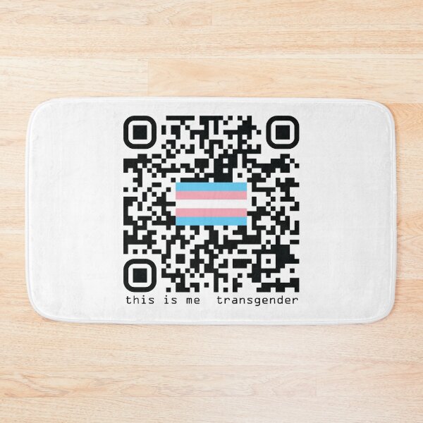 Artikelvorschau, This Is Me Pride QR-Code - Transgender entworfen und verkauft von CodeCherry.