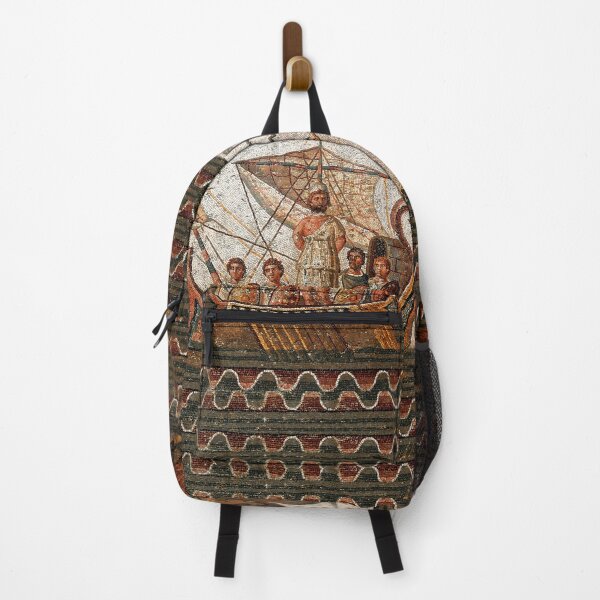 Item preview, ANTIQUE ROMAN MOSAICS  Odyssey ,Ulysses Sailing with Vessel, Resistant to Sirens., designed and sold by BulganLumini.