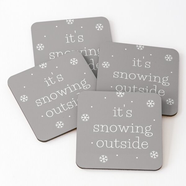 Item preview, It's Snowing Outside | Snowflake designed and sold by LoveGen.