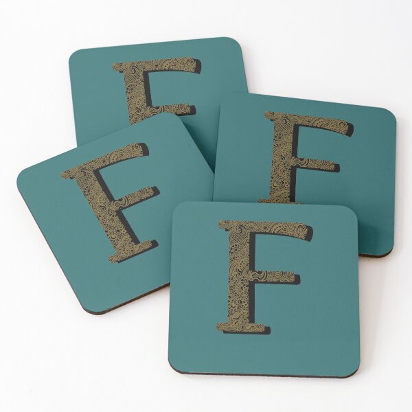 Item preview, F - Monogram  designed and sold by jasleenM.