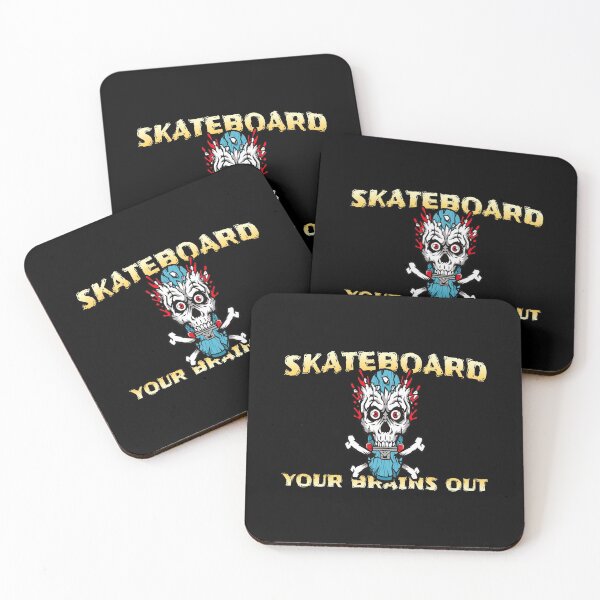 Item preview, Skateboard Your Brains Out - Skate Boarder / Skate Boarding Design  designed and sold by 1chillin.
