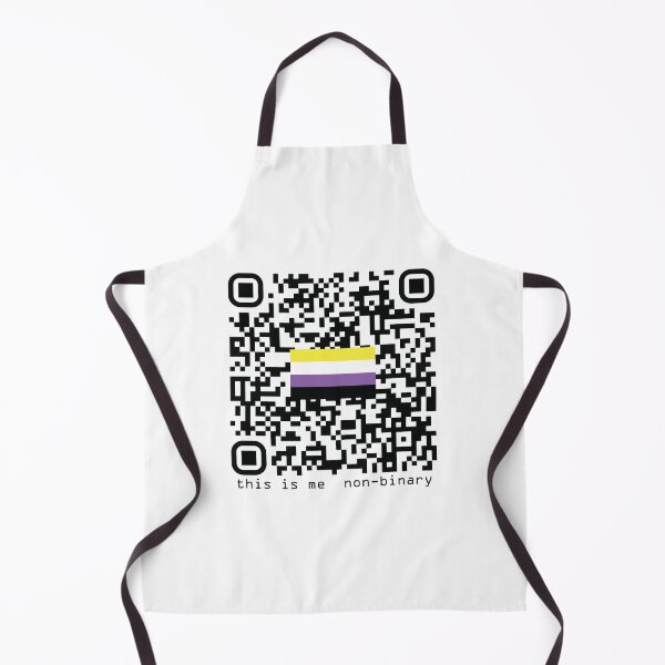 Item preview, This Is Me Pride QR Code - Non-Binary designed and sold by CodeCherry.