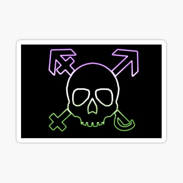 MY IDENTITY IS A THREAT Sticker