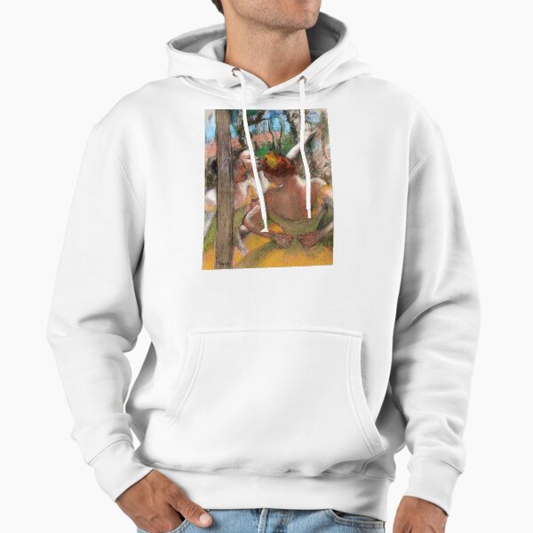 Dancers (1896) by Edgar Degas Pullover Hoodie