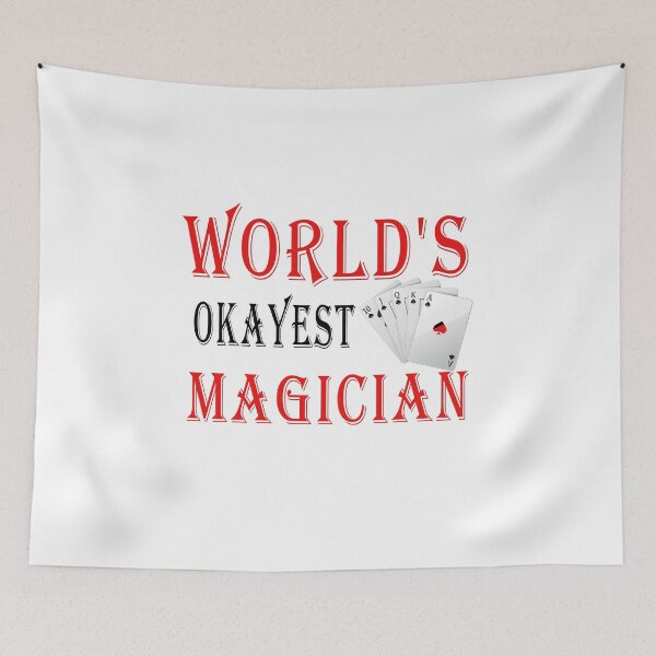 Item preview, Fuuny magician World's Okayest Magician ,gift idea for lovers Magic, trap, and theater games designed and sold by Mac Store.