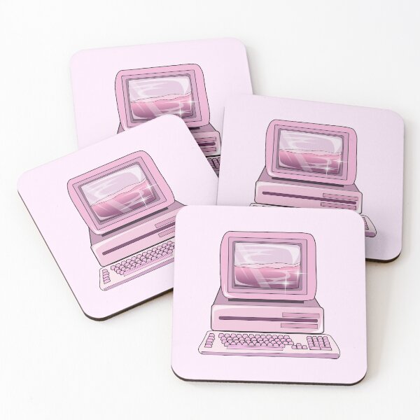 Item preview, Vintage computer l pink retro  designed and sold by Bossin.