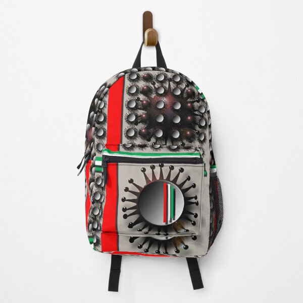 Item preview, Corona, sphere, (361) (red, white, green,) decorative, digital, colorful, abstract, designed and sold by Paszkan.