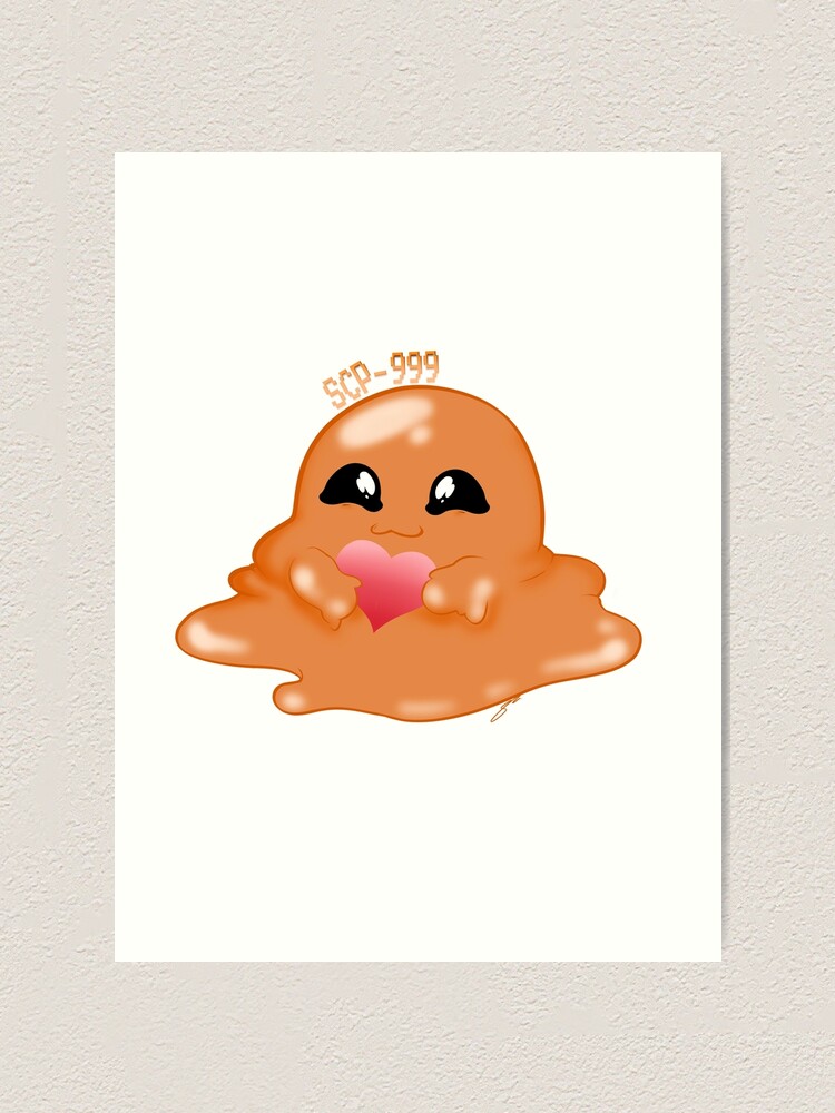 SCP-999 orange blob tickle monster Postcard for Sale by