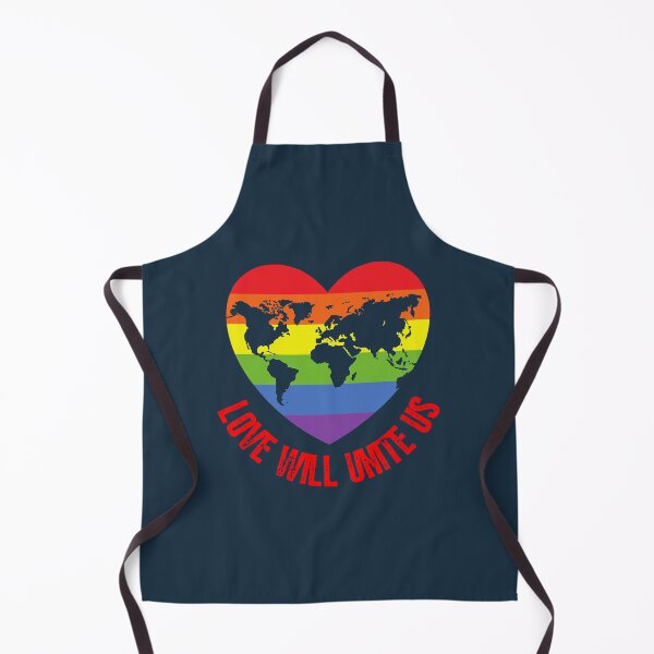 Item preview, Love will unite us / LGBT Heart Pride gay lesbian bisexual trans queer asexual pansexual designed and sold by Growwithme.
