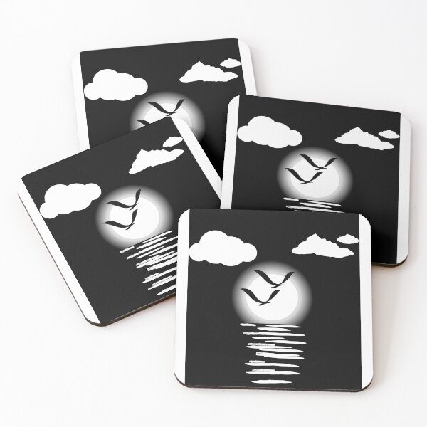 Item preview, Full moon night view grafic design, designed and sold by Salimtinwale.