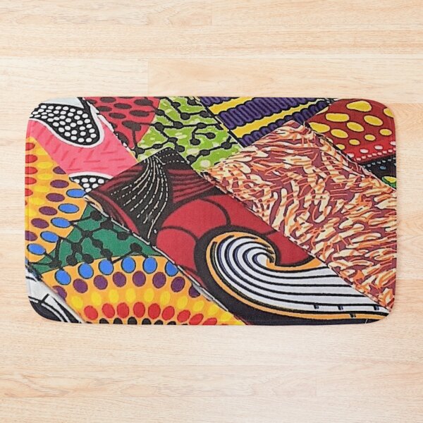 Item preview, African Fabric Collage Art Patterns [#16] designed and sold by AfriStyleUK.