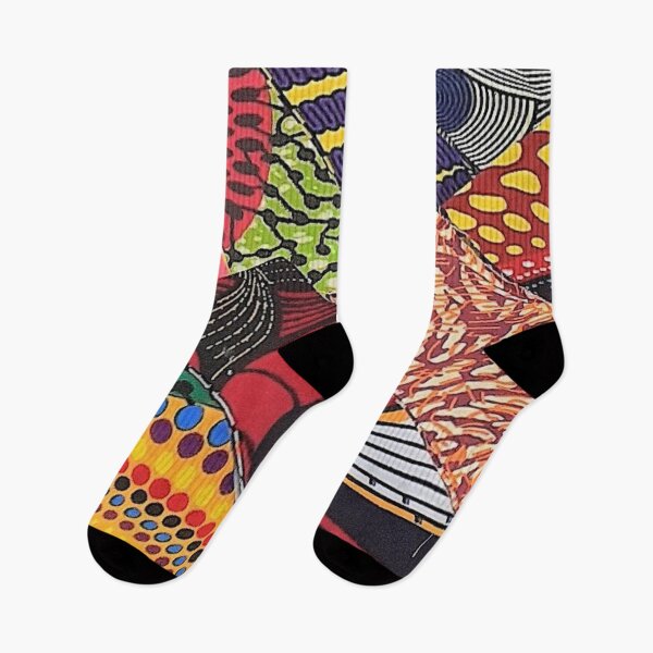 Item preview, African Fabric Collage Art Patterns [#16] designed and sold by AfriStyleUK.