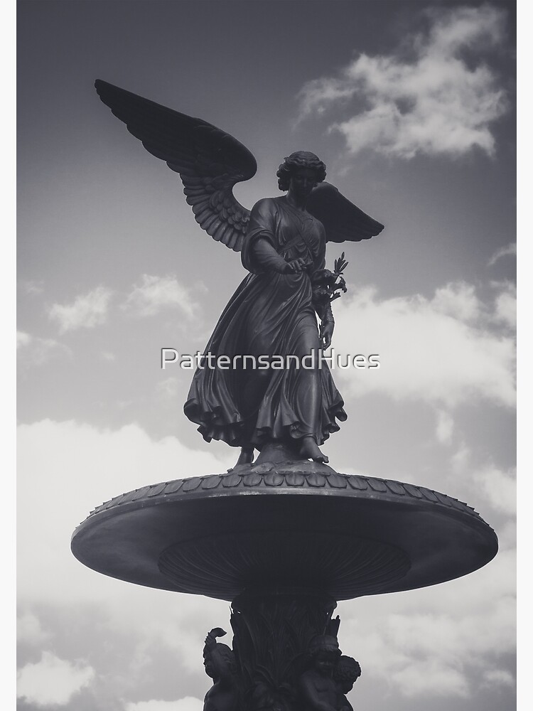 New York City, Manhattan, Central Park, Angel of the Waters Fountain, Bethesda  Terrace Wall Art, Canvas Prints, Framed Prints, Wall Peels