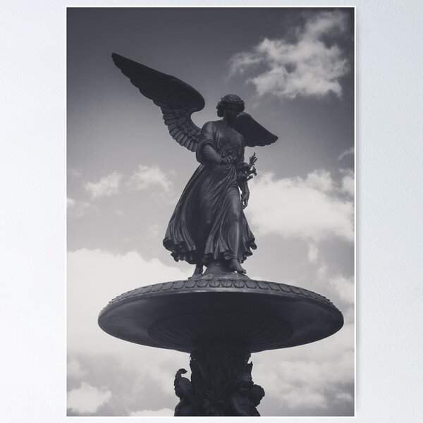 New York City Central Park Bethesda Fountain Blossoms by Christopher Arndt