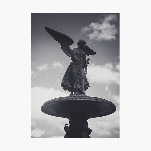 New York City, Manhattan, Central Park, Angel of the Waters Fountain,  Bethesda Terrace