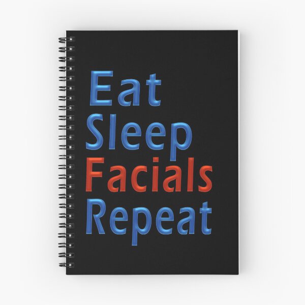 Item preview, Fuuny makeup eat sleep facials repeat ,gift idea for lovers makeup,highlighter,brushes,beauty,painter designed and sold by Mac Store.