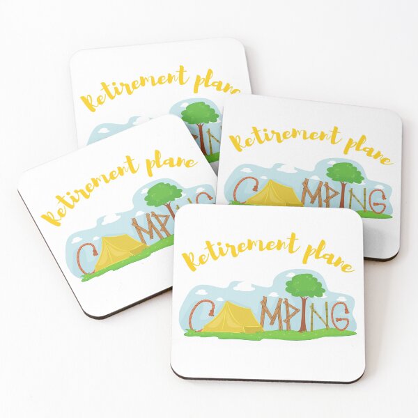 Item preview, Camping Is My Retirement Plan yellow theme  designed and sold by Yousran.