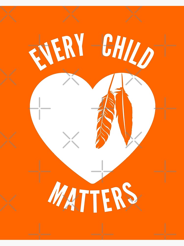 Every child matters Canada orange shirt day Poster for Sale by  portrait4you