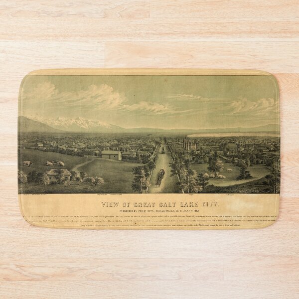 Item preview, Salt Lake City, Utah (1867) designed and sold by allhistory.