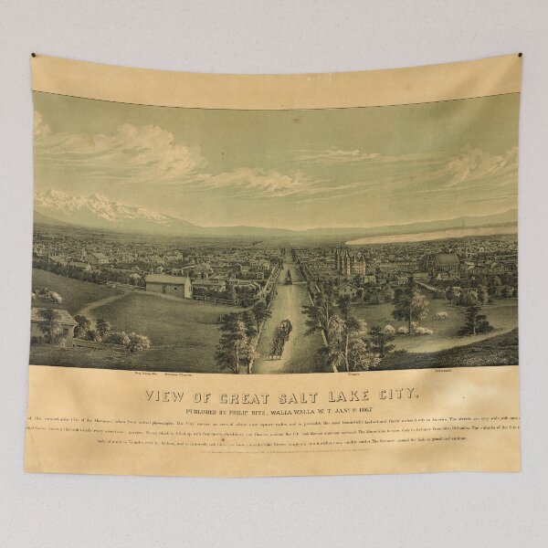 Aperçu de l'œuvre Salt Lake City, Utah (1867) créée et vendue par allhistory.