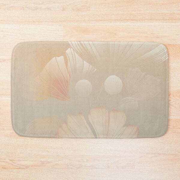 Item preview, Ginkgo Biloba Botanical Flower Abstract Graphic Art Blue Gradient designed and sold by IZiets.