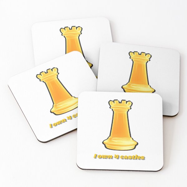 Item preview, Golden castle - I own 4 castles - Chess fan designed and sold by AnnaBBS.